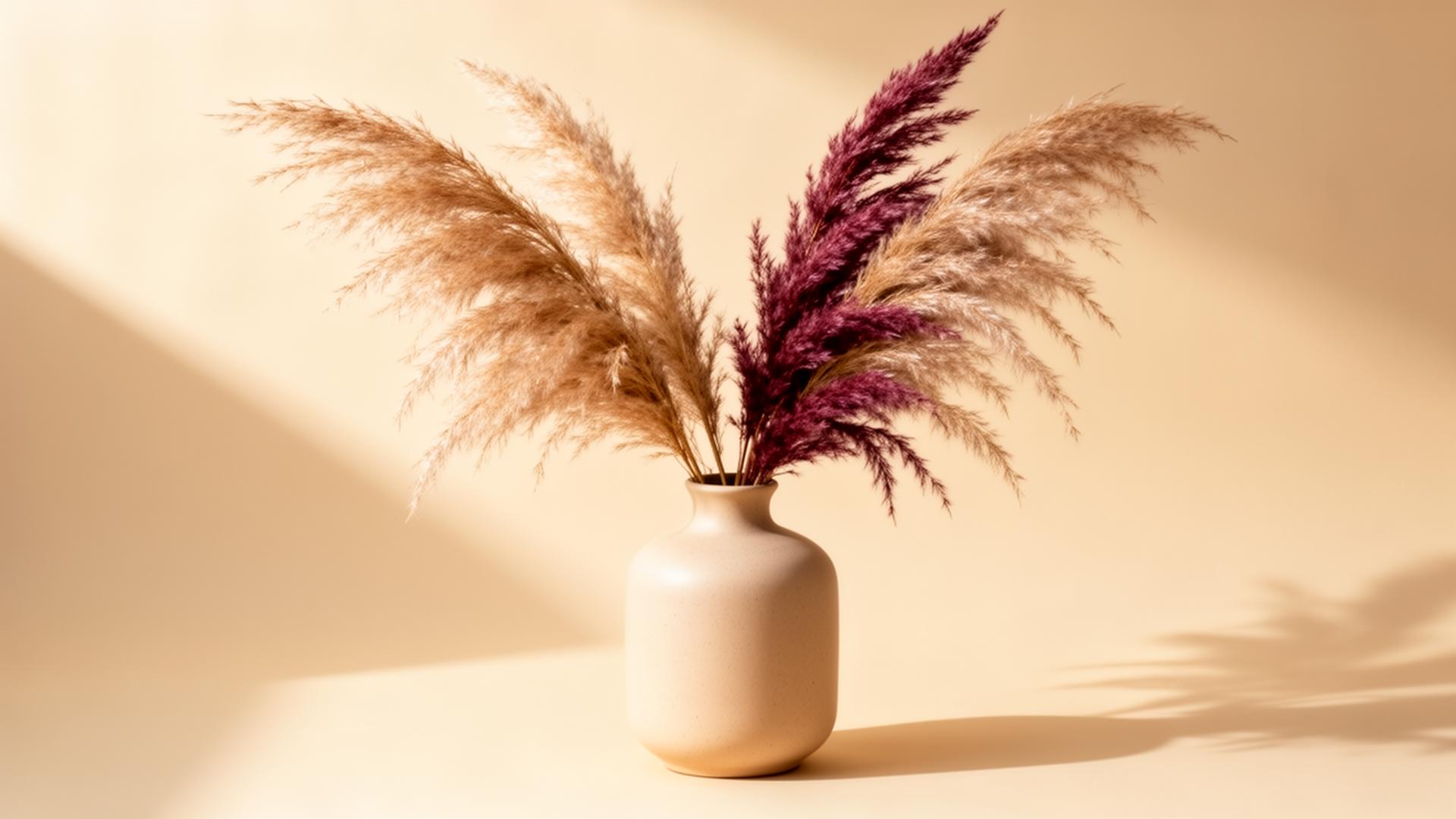 Composizione di fiori secchi